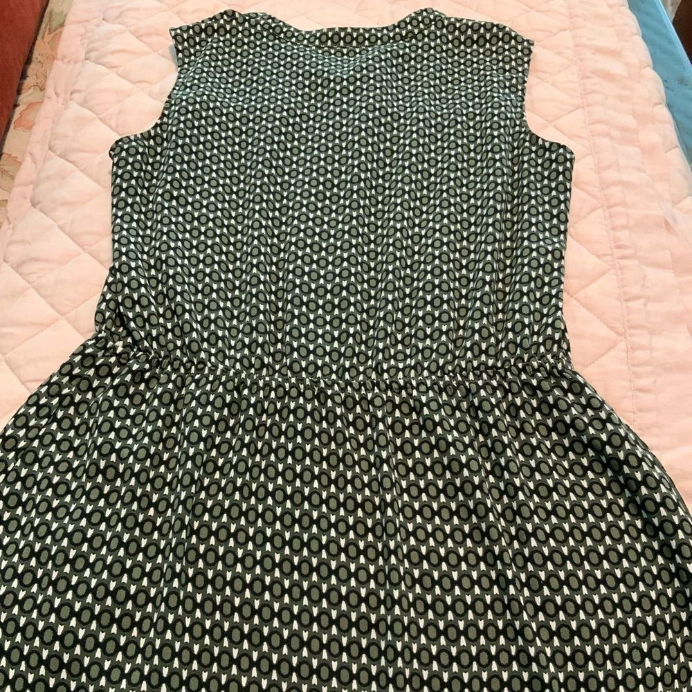 Merona green and white dress size M - Picture 6 of 8